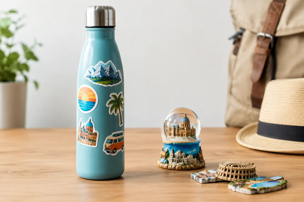 Borraccia con sticker o souvenir: cosa scegliere?